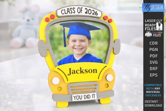 A Designer's Look at a Graduation Frame Embroidery File