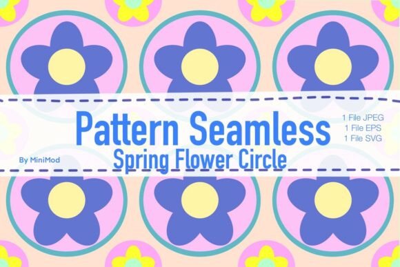 A Designer's Review: The Spring Flower Circle Embroidery Pattern