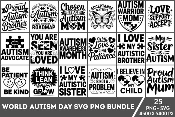 A Designer's Review: The World Autism Day Bundle