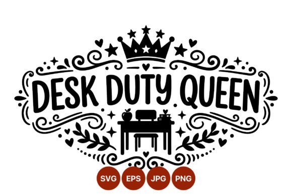 A Designer’s Take on Desk Duty Queen Embroidery