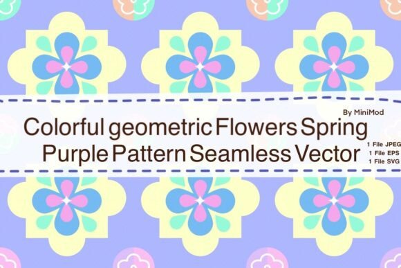 A Practical Review of the Colorful Geometric Spring Pattern Vector