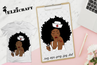Afro Woman Nurse Life Design: An Embroidery Review