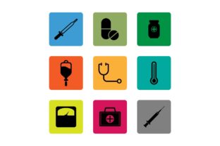 Medical Equipment Icon Set Vector: Real Embroidery Review