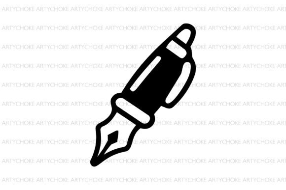 Why This Simple Fountain Pen Icon Might Be Your Next Go-To Design